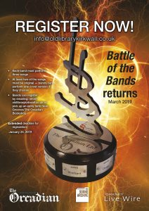 Just over a week left to enter Battle of the Bands