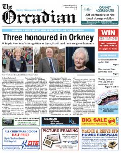 In this week’s edition of The Orcadian