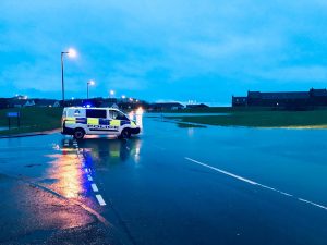 Heavy rain causes localised flooding