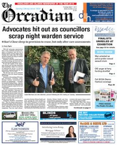 In this week’s edition of The Orcadian