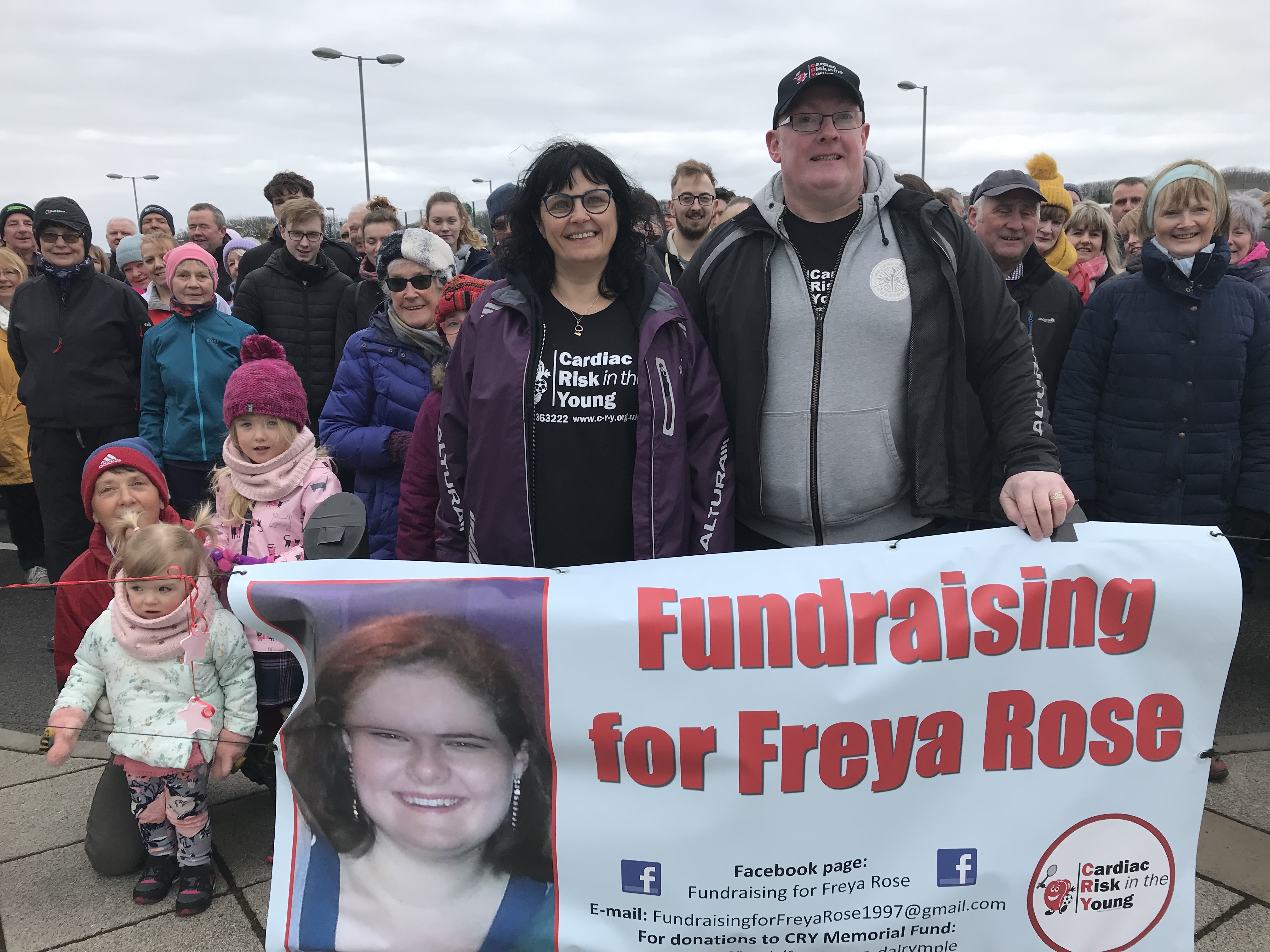 Over £3000 raised for heart screening