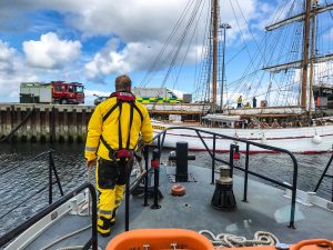 Short shout for lifeboat crew