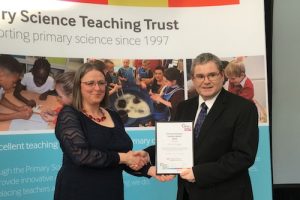 Shapinsay teacher presented with primary school science award