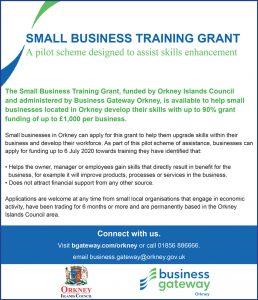 Business Gateway – Small Business Training Grant