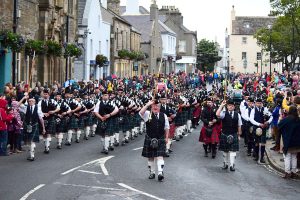 Rousing night of pipes to celebrate 100 years