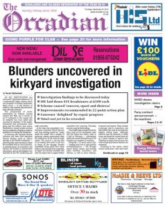 In this week’s The Orcadian