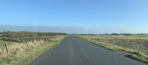 White line painting about to begin