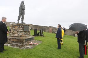 Princess Royal makes flying visit to Longhope Lifeboat Museum