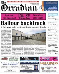 In this week’s edition of The Orcadian