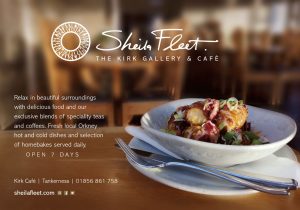 Living Orkney Competition — Win Lunch for 4 at The Kirk Gallery & Café