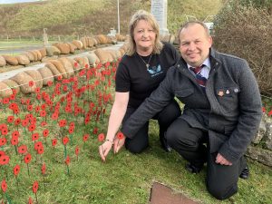 Poppy ceremony remembers HMS Royal Oak crew