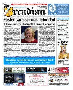 In this week’s The Orcadian