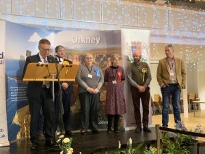 Alistair Carmichael returned to Northern Isles seat