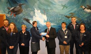 Serco NorthLink Ferries present RSPB Scotland with nature cruise donation