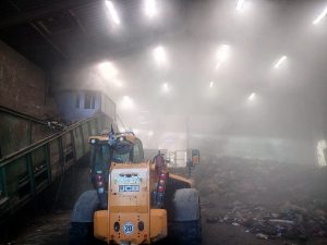 Fire leads to batteries warning