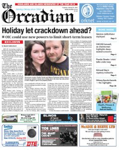 In this week’s The Orcadian