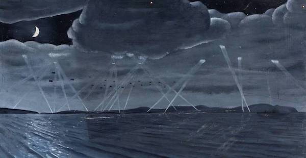 Wartime art goes on display