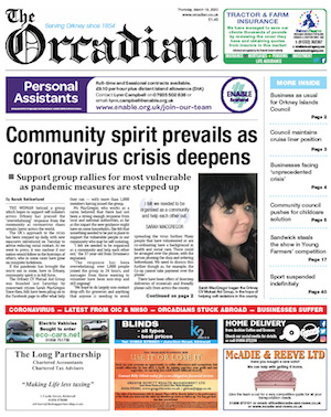 In this week’s The Orcadian