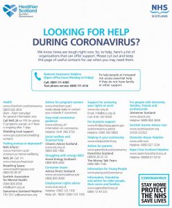 Looking for help during coronavirus?