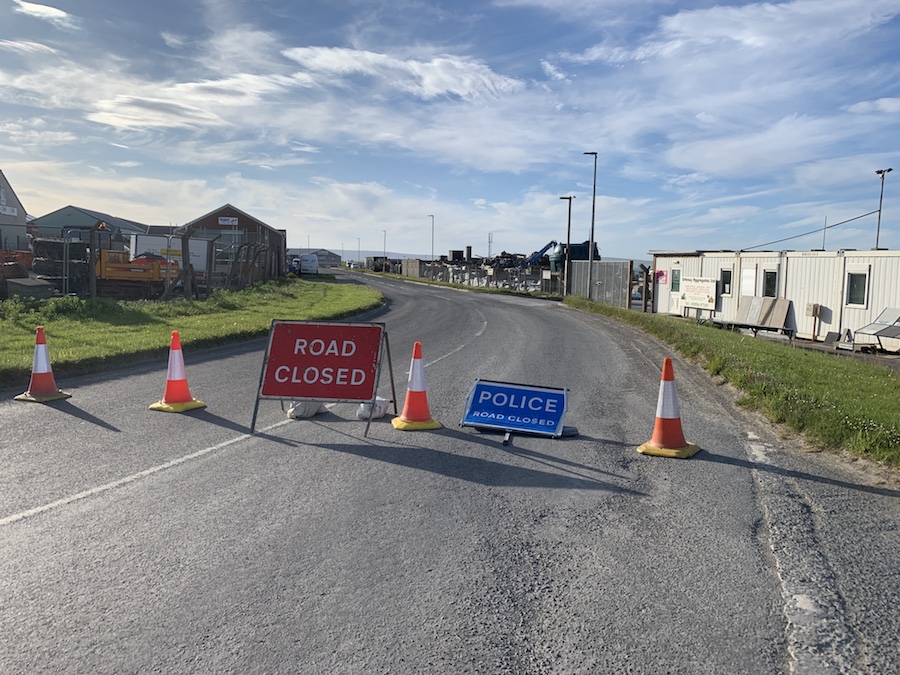 Crowness Crescent cordoned off by police