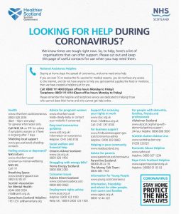 Looking for help during coronavirus?