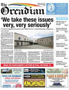 In this week’s The Orcadian