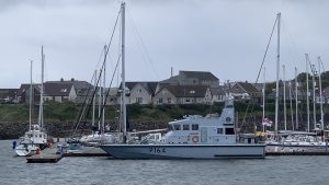 Royal Navy patrol boats visit