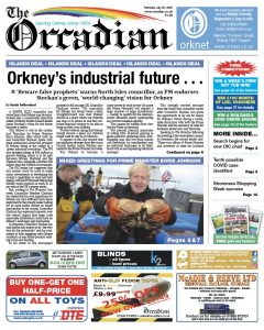 In this week’s The Orcadian