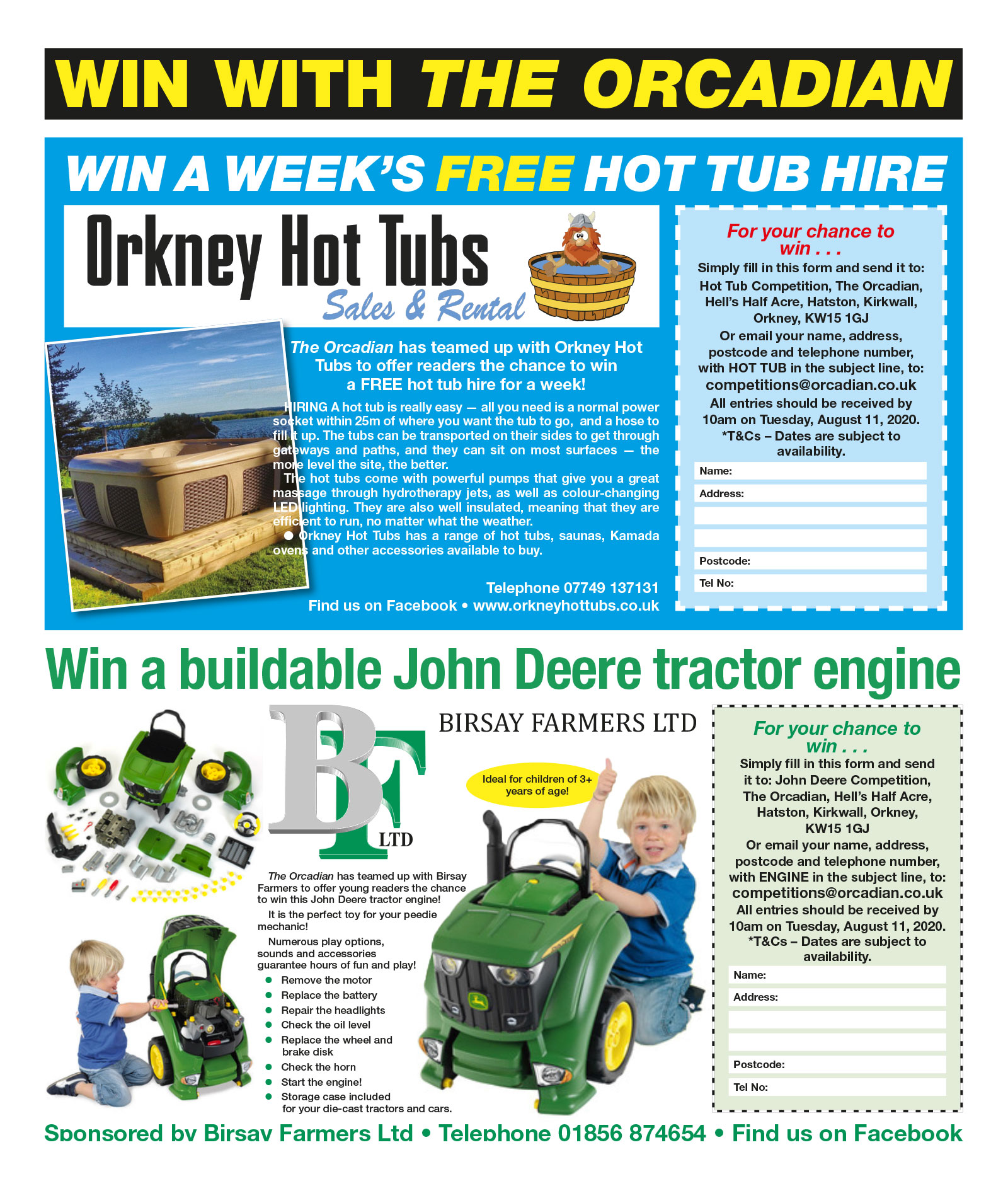 Win with The Orcadian