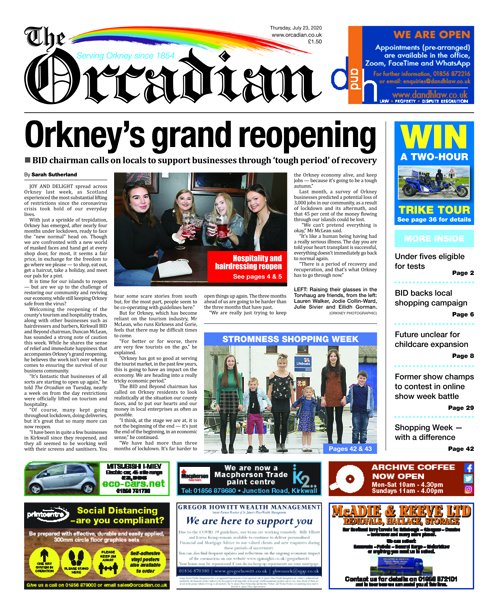 In this week’s The Orcadian