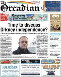 In this week’s The Orcadian