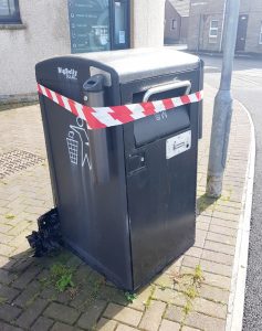 Vandalism issues continue at Kirkwall Travel Centre as bin is set alight