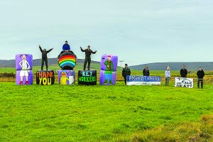 Harray Young Farmers make bale art final