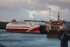 Ferry company give praise following ship incident