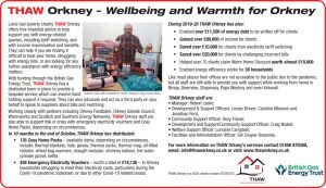 THAW Orkney – Wellbeing and Warmth for Orkney
