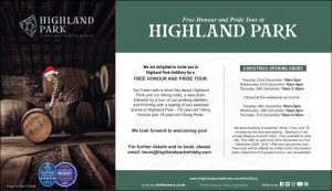 Highland Park – Free Honour and Pride Tour