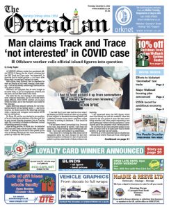 In this week’s The Orcadian