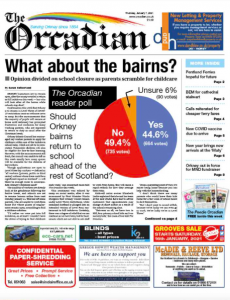 In this week’s The Orcadian