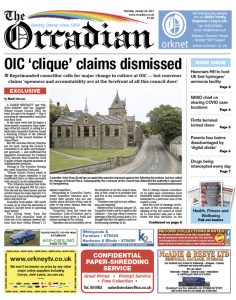 In this week’s The Orcadian