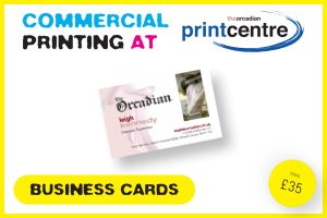 Commercial Printing at The Orcadian Print Centre — Business Cards