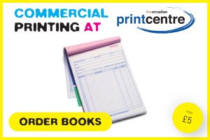 Commercial Printing at The Orcadian Print Centre — Order Books