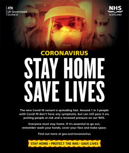 UK Government Scotland – Stay Home Save Lives