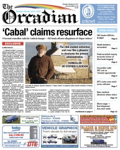 In this week’s The Orcadian