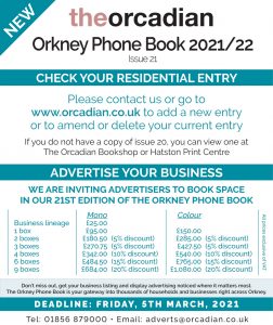 Orkney Phone Book 2021/22