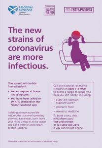 UK Government Scotland – Test & Protect