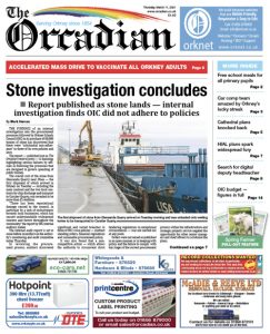 In this week’s The Orcadian