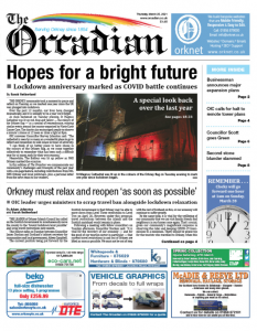 In this week’s The Orcadian