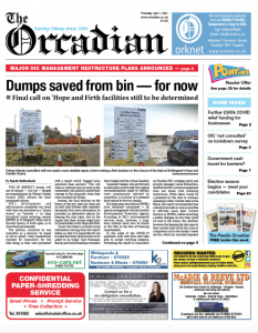 In this week’s The Orcadian