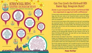 Kirkwall BID’s Easter Anagram Hunt