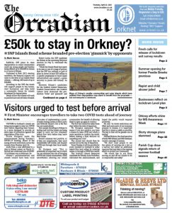 In this week’s The Orcadian
